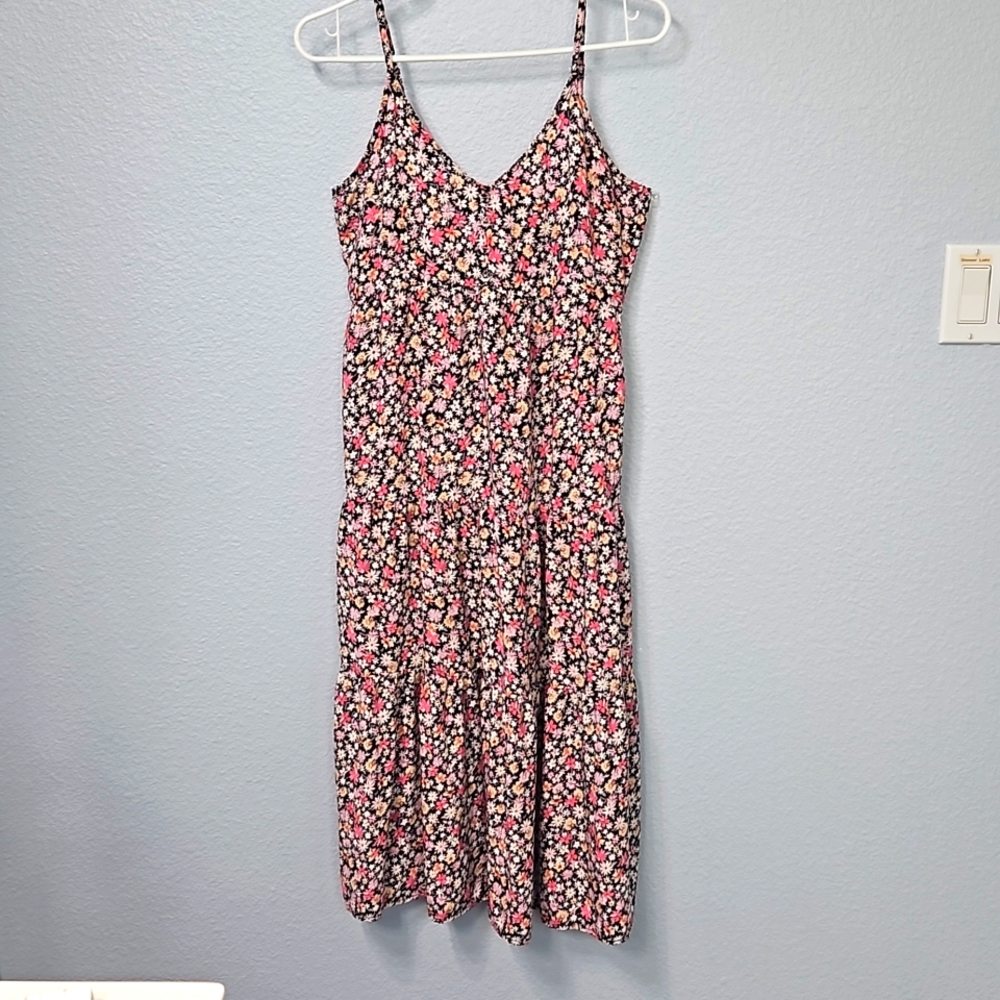 Wild Fable, size medium, floral pink maxi dress